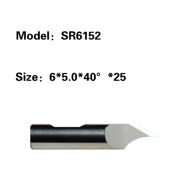 6mm Round Single Edge Tungsten Carbide Blades, ZUND, COMELZ, ATOM Cutter SR6303 SR6307 SR6310 SR6315 SR6316 SR6375