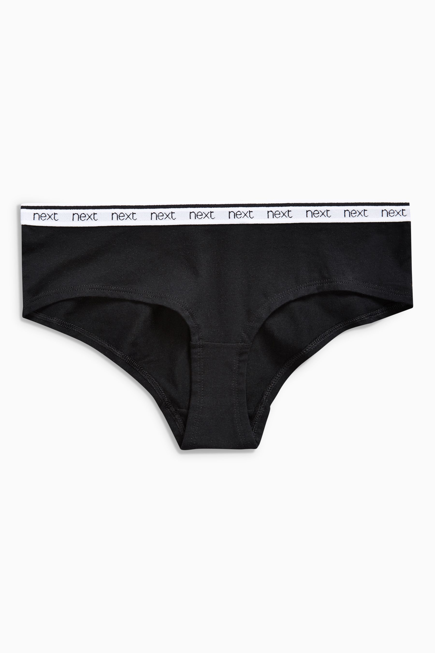 Cotton Rich Logo Knickers 4 Pack Short