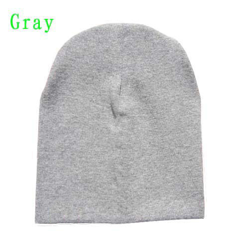 Baby Cotton Hip Hop Hat 6 Months 3 Years Old Baby Urban Dance Cap Solid Color Winter Warm Hat