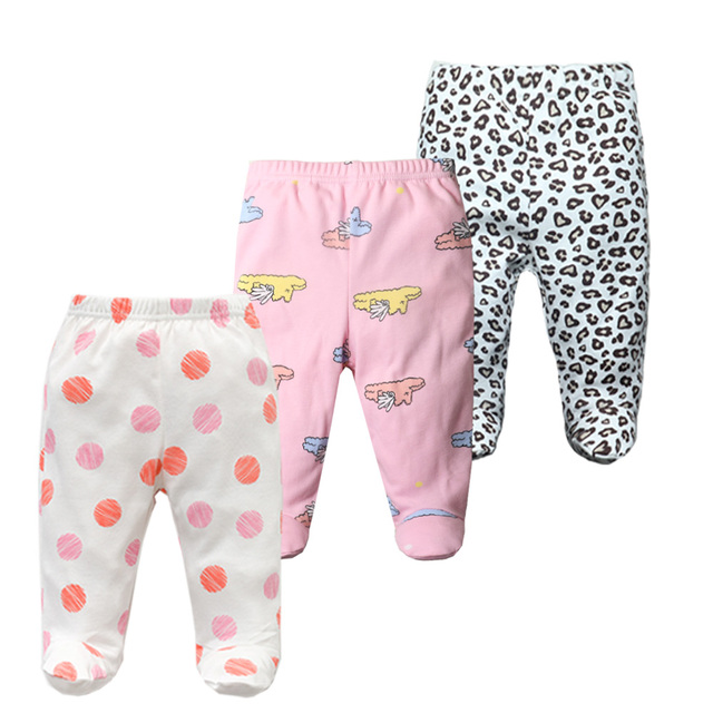 3pcs/lot Baby Pants 100% Cotton Autumn Spring Newborn Baby Boys Girls Pants Toddler Wear Infant Toddler Cartoon For Baby Clothes