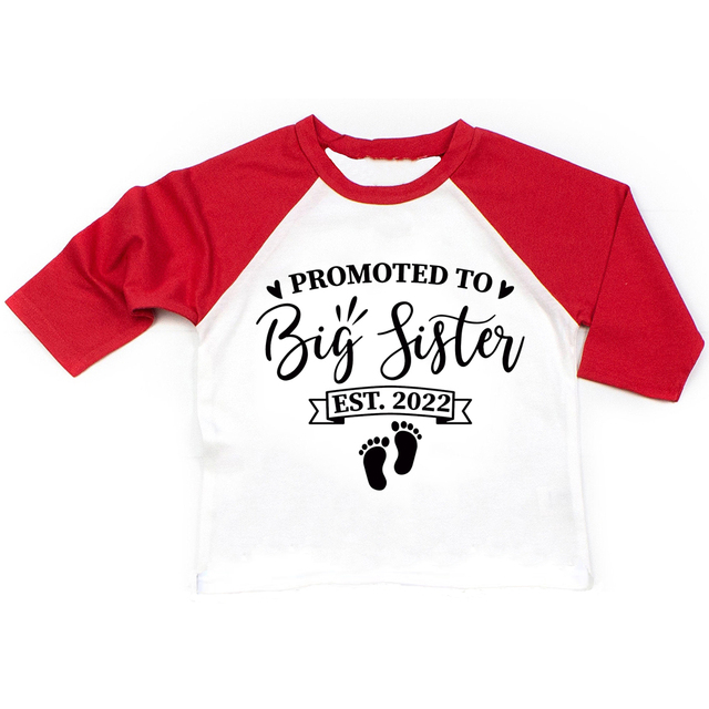 I'm Going To Be A Big Brother/Sister 2022 Kids Boys Girls Long Sleeve Tops Brothers Siters Family Looking T-shirts Drop Ship