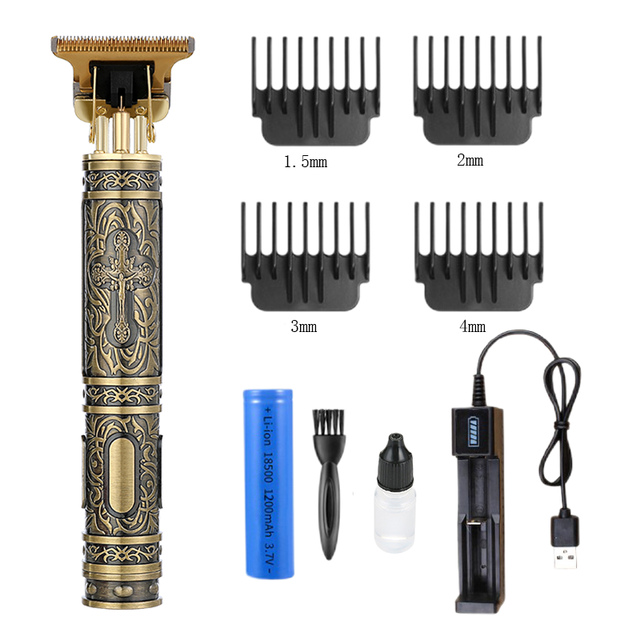 All-metal vintage T9 machine women's hair clipper hairdressing professional haircut machine 0mm nose and ear trimmer finish man