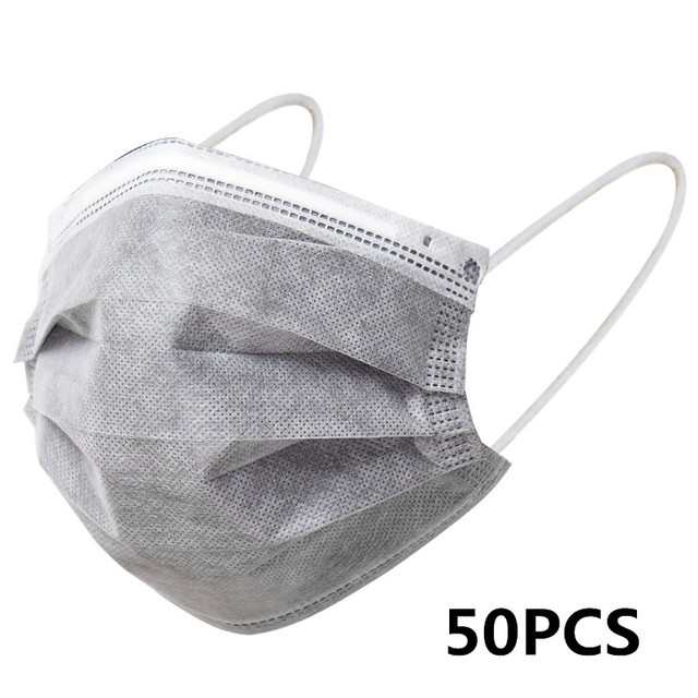 10-200pcs Face Mask Adult Disposable Mask 3 Ply Security Protection Face Masks mascarillas quiurgicas homology adas