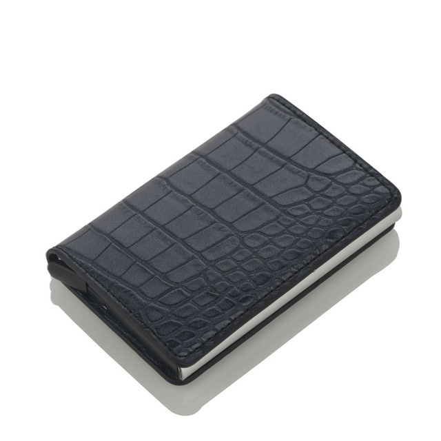 2022 Anti-Blocking Credit Card Holder Mens Metal Card Case RFID Aluminum Business Minimalist Travel Card Wallet