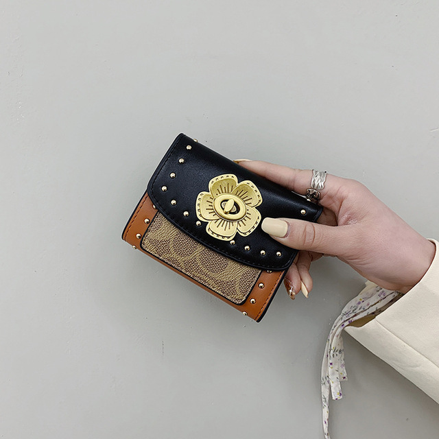 Small Wallets Fashion Brand Leather Wallet Women Ladies Card Bag For Women Clutch Women Female Purse Money Clip Purse Card Holder