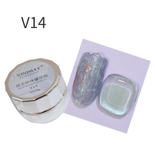 8ml Multi Shell Gel Nail Polish Semi Permanent Varnish UV Gel Base Top Coat for Nail Polish Gel DIY Nail Glitter Gel