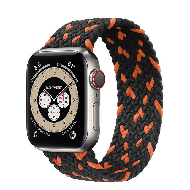 Braided Solo Loop Ring for Apple Watch Iwatch Serie 7 6 5 4 3 2 1 SE 40 41mm 42mm 44mm 45mm Applewatch Strap Bracelet Watchbands