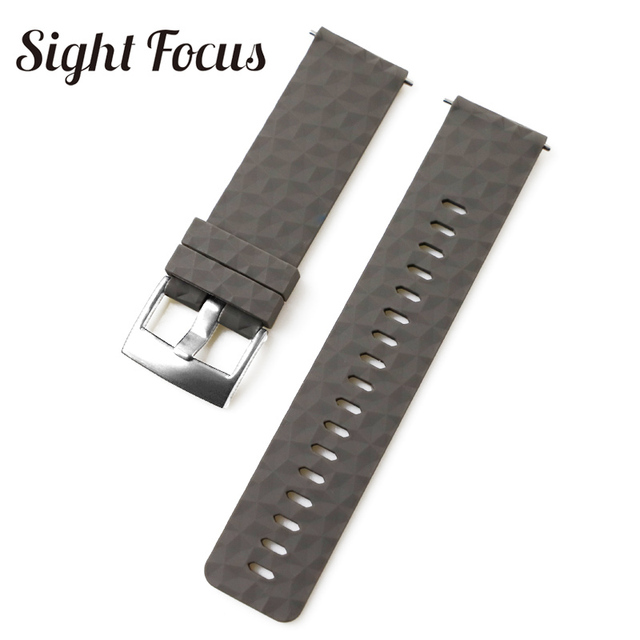 24mm Quick Release Watch Bands for Suunto 7 Spartan Sports Camouflage Silicone Watch Strap, Suunto 9, Traverse, D5 Diving Watches