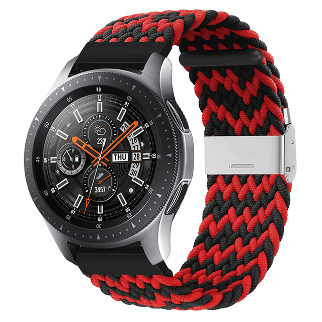 20mm 22mm Huawei Watch Band Length Adjustable Braided Nylon Watchband For Samsung Galaxy Watch Active 2 Watch Strap