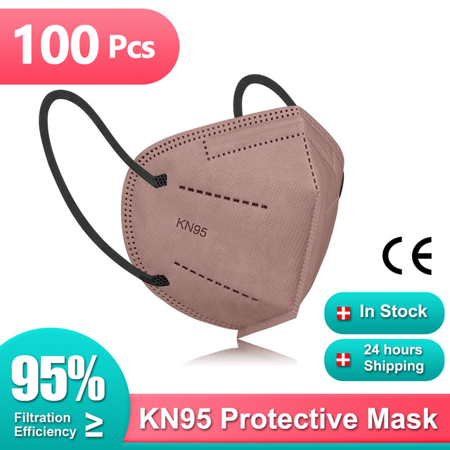 FFP2 قناع KN95 Mascarillas FPP2 وافق صحية 10-100 قطعة 5 طبقة Morandi قناع وجه واقي KN 95 تنفس FFP2MASK маска