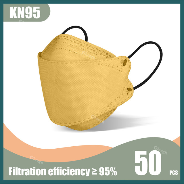 10-100pcs Fish Mask KN95 FFP2 Mascarillas FPP2 homology ada masks for adults disposable ffp2 respirator mask fpp2 colores kn95 masque