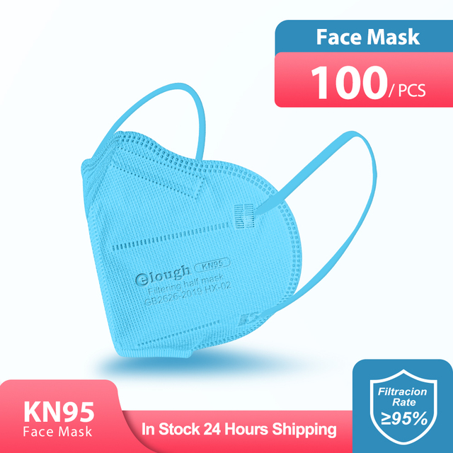 Elough ffp2 mascarillas adulto fpp2 homolucada disposable face mask kn95 mascara ffp2masque certified KN95 reusable mask