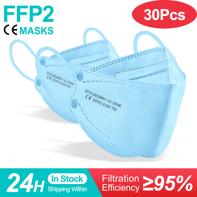 ffp2masque mascarilla fpp2 certified korean respirator industrial mask KN95 reusable ffpp2 fish mask