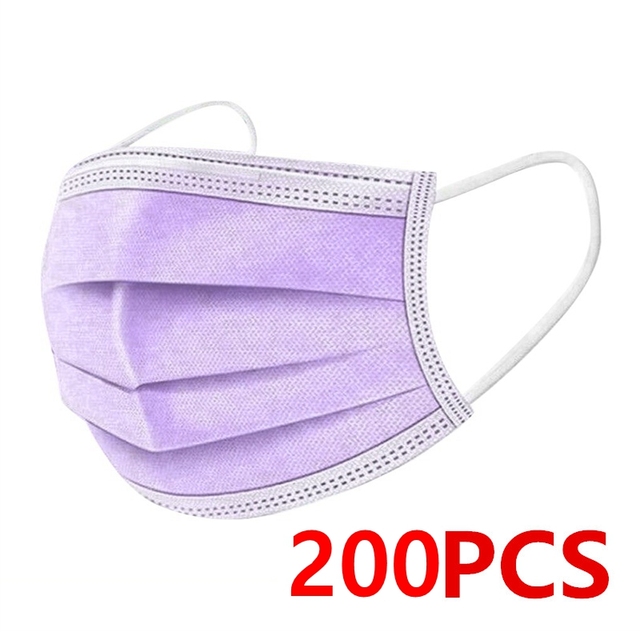 Disposable protective mask 3 ply non woven fabric dust cloth