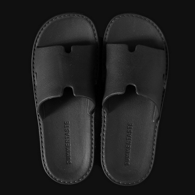 Home slippers anti-skid flip flops women's sandals women's fashion soft sole EVA indoor slides thick platform simple cloud slippers