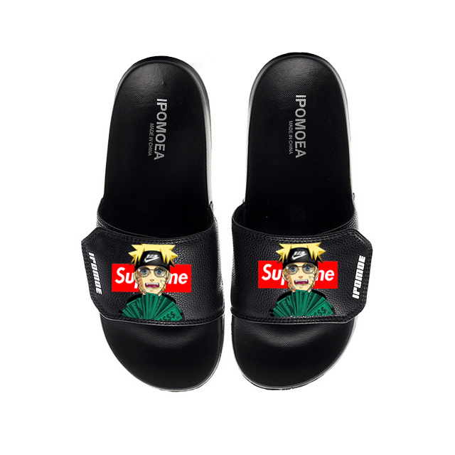 Unisex Anime Soft Bottom PVC Plain Buckle Slippers Babouche Sandals Slides