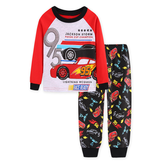 New Autumn Children's Clothing Sets Toy Story Cartoon Wooden Sets Kids Pajamas Buzz Lightyear Pijamas Jessie Long Sleeve Sleepwear