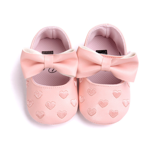 Newborn Baby Shoes Infant Boys Girl First Walker PU Sole Princess Bowknot Fringe Toddler Baby Crib Shoes Casual Moccasins