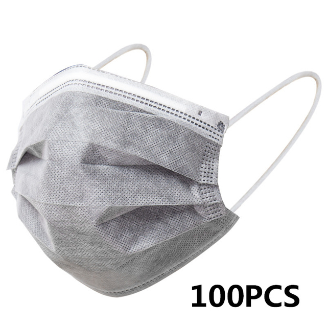 10-200pcs Face Mask Adult Disposable Mask 3 Ply Security Protection Face Masks mascarillas quiurgicas homology adas