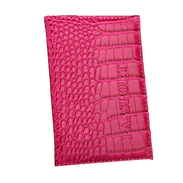 Hot Sale Red 3D Embossed Rose PU Leather Women Passport Holder Embossing Passport Cover Credit Card ID Bag