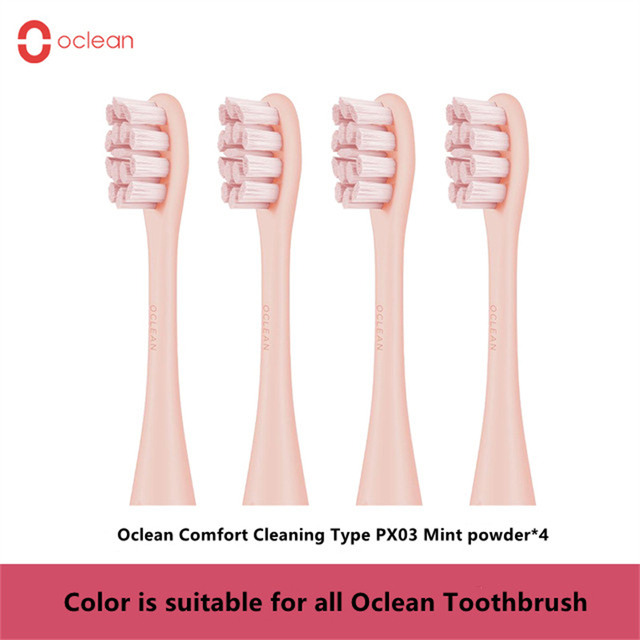 Oclean X Pro Elite/X Pro/F1/Air 2/One 2/4pcs Replacement Brush Heads for Electric Toothbrush Deep Cleaning Toothbrush Heads