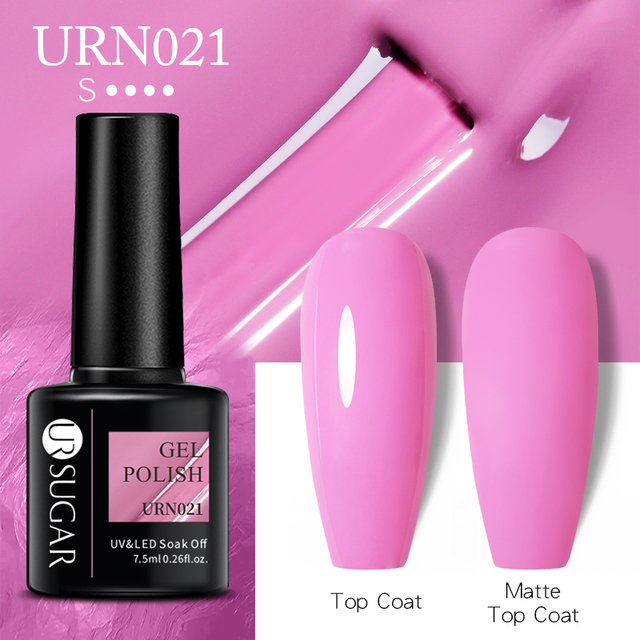 ur sugar 7.5ml gel polish manicure for nails christmas semi permanent vernes top coat soak off uv led gel color glitter varnish