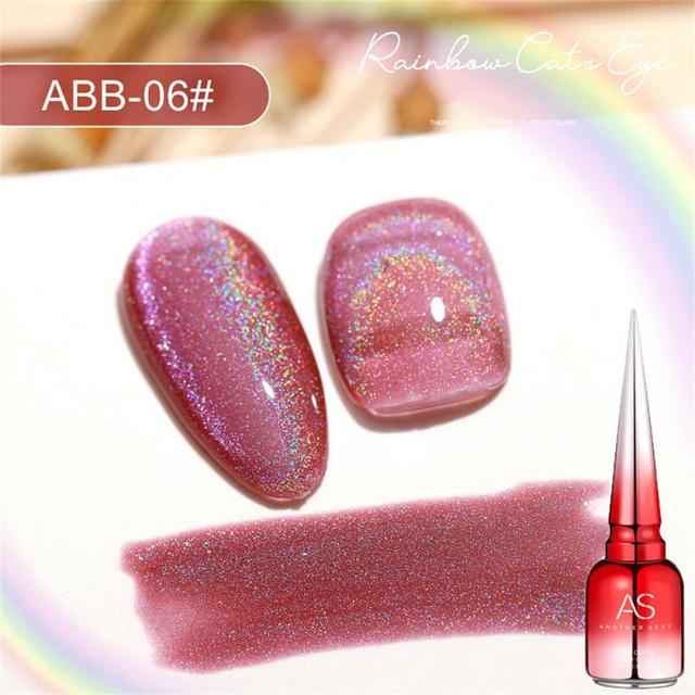 2022 commonly used nail gel fluorescent spar sham universal bright color cat eye mother of pearl nail gel