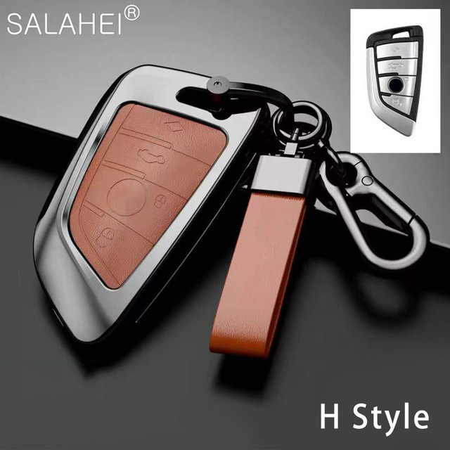 Zinc Alloy Car Key Case Cover For BMW X1 X3 X4 X5 F15 X6 F16 G30 7 Series G11 F48 F39 520 525 G20 118i 218i 320i Car Accessories