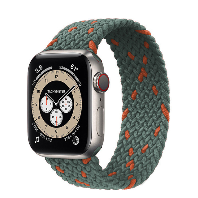 Braided Solo Loop Ring for Apple Watch Iwatch Serie 7 6 5 4 3 2 1 SE 40 41mm 42mm 44mm 45mm Applewatch Strap Bracelet Watchbands