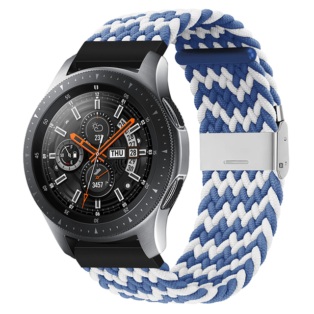 20mm 22mm Huawei Watch Band Length Adjustable Braided Nylon Watchband For Samsung Galaxy Watch Active 2 Watch Strap