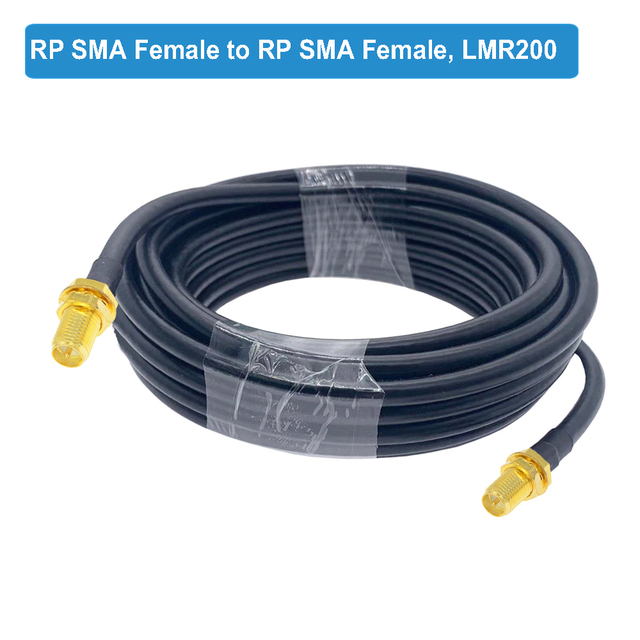 BEVOTOP LMR200 Cable SMA Male to SMA Male Plug 50-3 50ohm Low Loss RF Coaxial Cable Adapter WiFi Antenna Extension Cord Pigtail