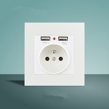 LIWBET white color wall toggle switch and metal plate 1gang/2gang/3gang/4gang 2 way light switch and wall socket