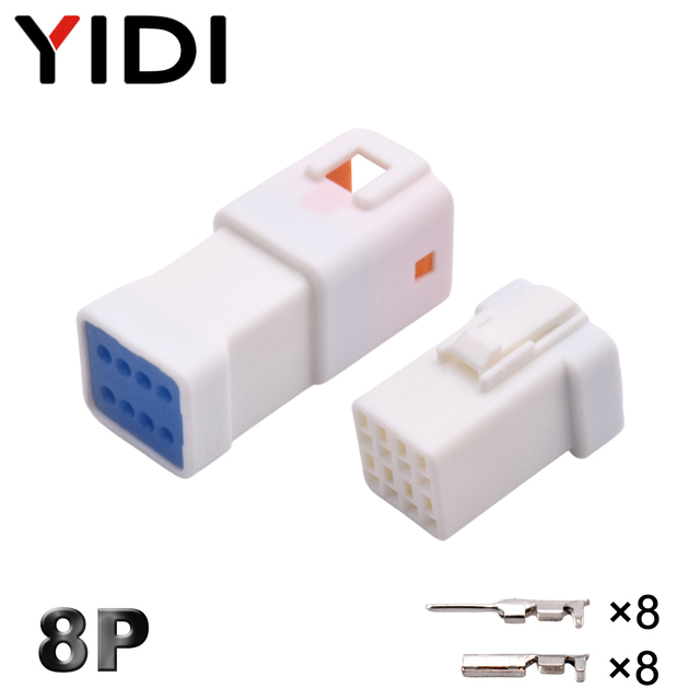 5/10 Sets Micro JST 2/3/4/6/8 Pin Auto Snap Connector Waterproof Wire Connector Housing Male Female Plugs With Terminals