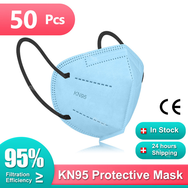 KN95 Mascarillas ffp2mascarillas Respirator Mask FFP2 Approved Mask 5 Layers Reusable FPP2 Mascarillas FP2 Face Masks Black KN 95 ffp3