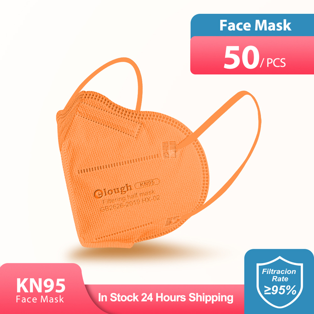 Elough ffp2 mascarillas adulto fpp2 homolucada disposable face mask kn95 mascara ffp2masque certified KN95 reusable mask