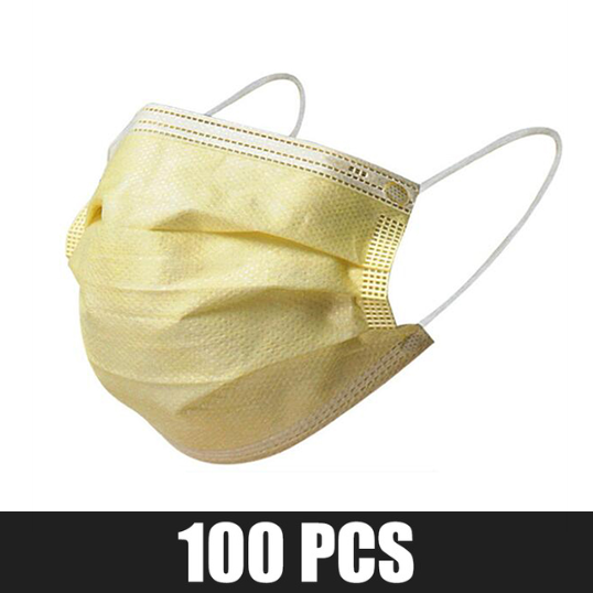 Disposable protective mask 3 ply non woven fabric dust cloth