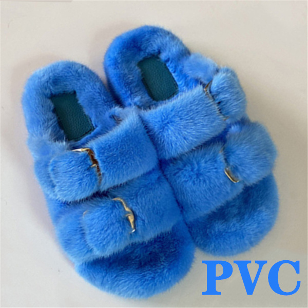 100% Genuine Mink Fur European Luxury Slippers Winter Indoor Slippers Women Slippers Women Slippers