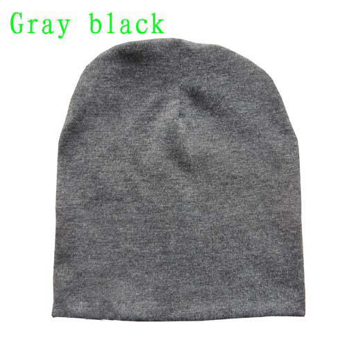 Baby Cotton Hip Hop Hat 6 Months 3 Years Old Baby Urban Dance Cap Solid Color Winter Warm Hat