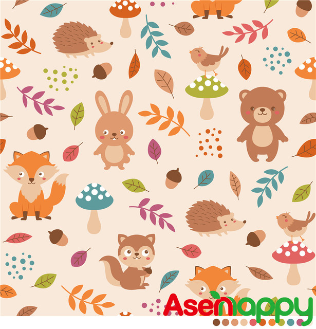 Asenape Printed Fabric for Baby Reusable Cloth Diaper Wet Bag, BPA Free Waterproof Fabric PUL for Baby Nack Bag