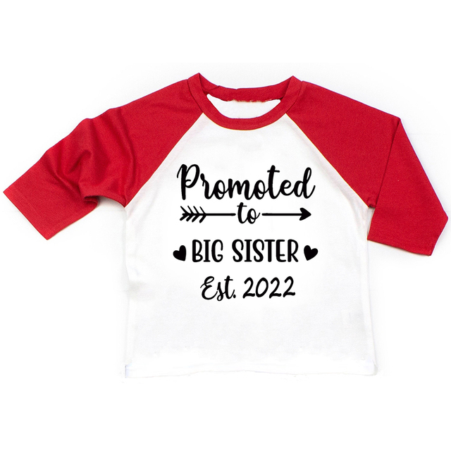 I'm Going To Be A Big Brother/Sister 2022 Kids Boys Girls Long Sleeve Tops Brothers Siters Family Looking T-shirts Drop Ship