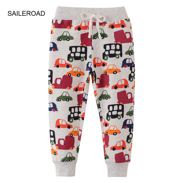 Sailroad 2-7 years 2022 New Spring Dinosaurs pants for boy kids boys pants pants casual sweatertrousers warm sports pants