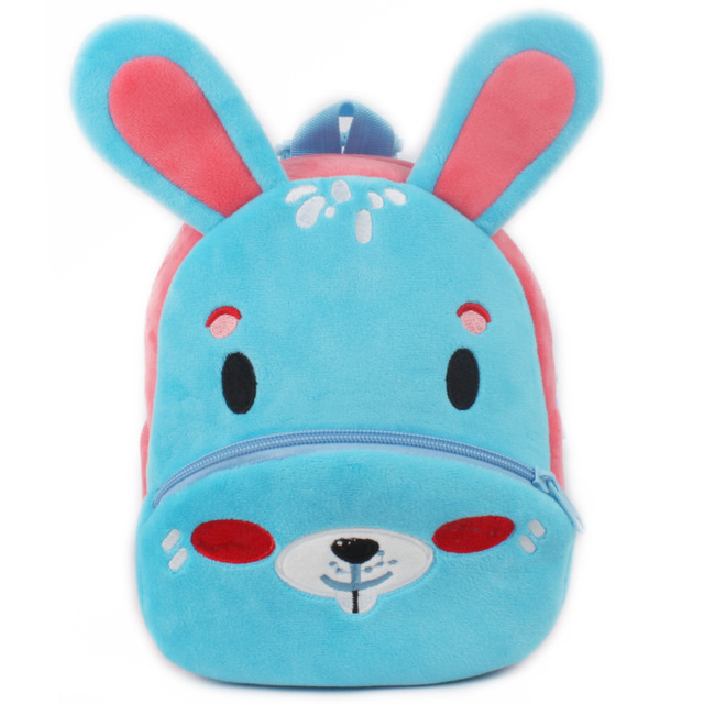 Baby Plush Backpack Cute Kindergarten Backpacks For Kids Boy Girl 3D Cartoon Animal Baby Bags 0-4 Years Children Book Bag