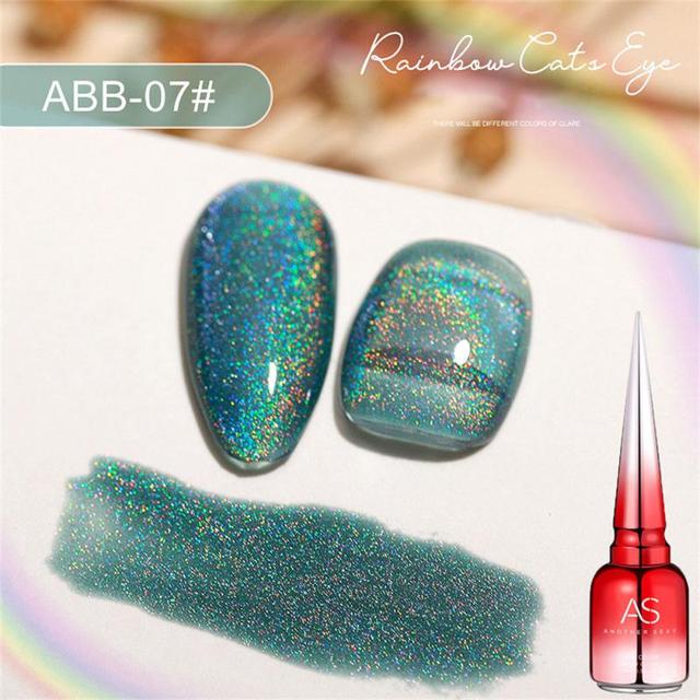 2022 commonly used nail gel fluorescent spar sham universal bright color cat eye mother of pearl nail gel