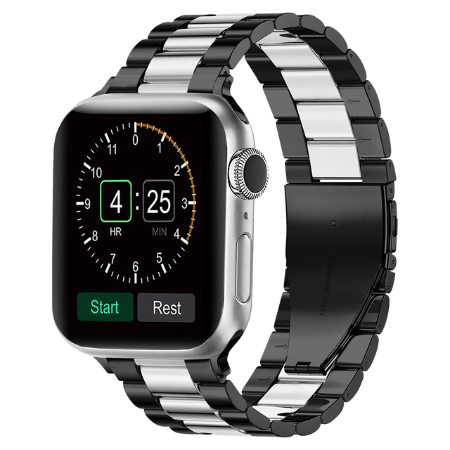 Metal Band for Apple Watch 7 45mm 41mm Band New Stainless Steel Bracelet Wristband for iWatch 6 5 4 3 2 SE 44mm 40mm 42mm Korea