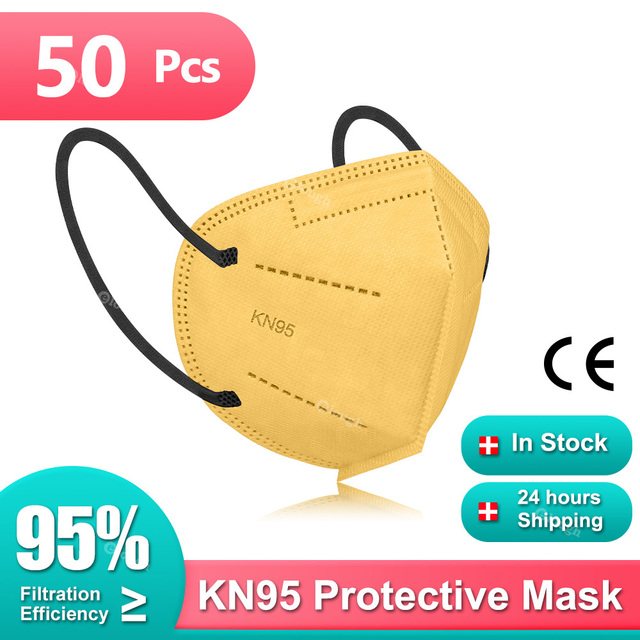 CE ffp2mascarillas KN95 FPP2 Respirator Face Masks 5 Layer Reusable FFP2 Breathing Mouth Cover fp2 Masque