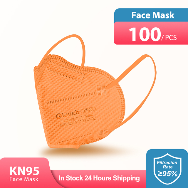 Elough ffp2 قناع الوجه kn95 mascarillas 5 طبقات ماسكارا الوجه أفواه fp2 أقنعة kn 95 ffp2 mascarilla fpp2 homology ada إسبانيا