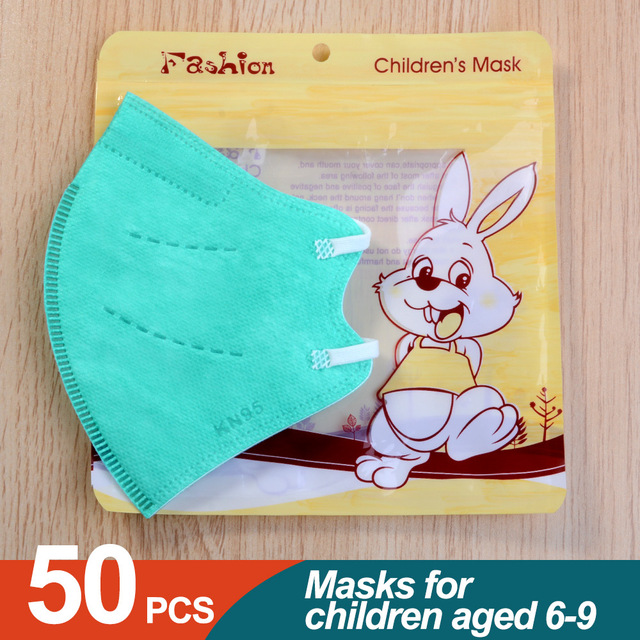 10/20/50 قطعة ffp2mask niños 6-9old قناع للأطفال kn95 mascarillas niños ce قابل للغسل الاطفال ffp2reutilizable fpp2 infantil أقنعة