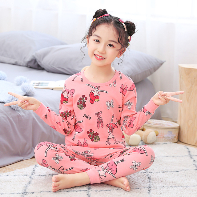 Boys Dinosaur Pajamas Children Sleepwear For 6 8 10 12 Years Kids Pajamas 100 Cotton Animal Cartoon Homewear Pajamas Suits