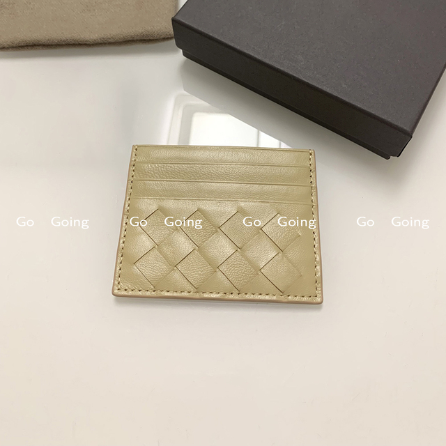 Go Go 100% Leather Credit Card Ultra-thin Brand Business Card Multiple Card Slots Simple Fashion Women Card Bag