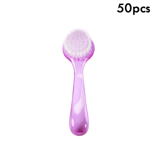 10/20/30/50pcs Plastic Nail Dust Cleaning Powder Brushes Removal Tools Dust Cleaner Nail Cleaning Brush Clean Tools Nail Brushes